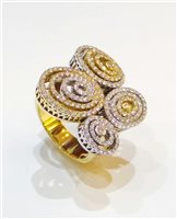 Anello Ponte Vecchio Gioielli Donna in Oro Diamante 1.14 Ct SA212BRD-16 - SA212BRD-16